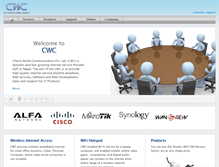 Tablet Screenshot of cwc.com.np
